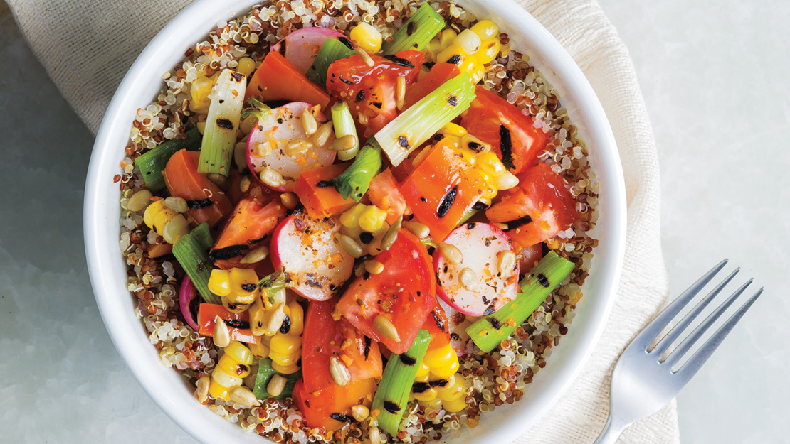 Grilled Veggie & Quinoa Bowls