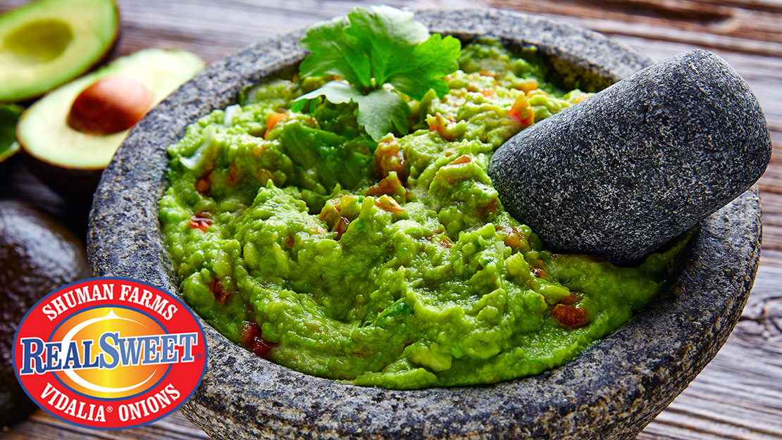 Easy Homemade Guacamole with Vidalia Onions