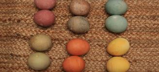 Naturally Dyed Easter Eggs