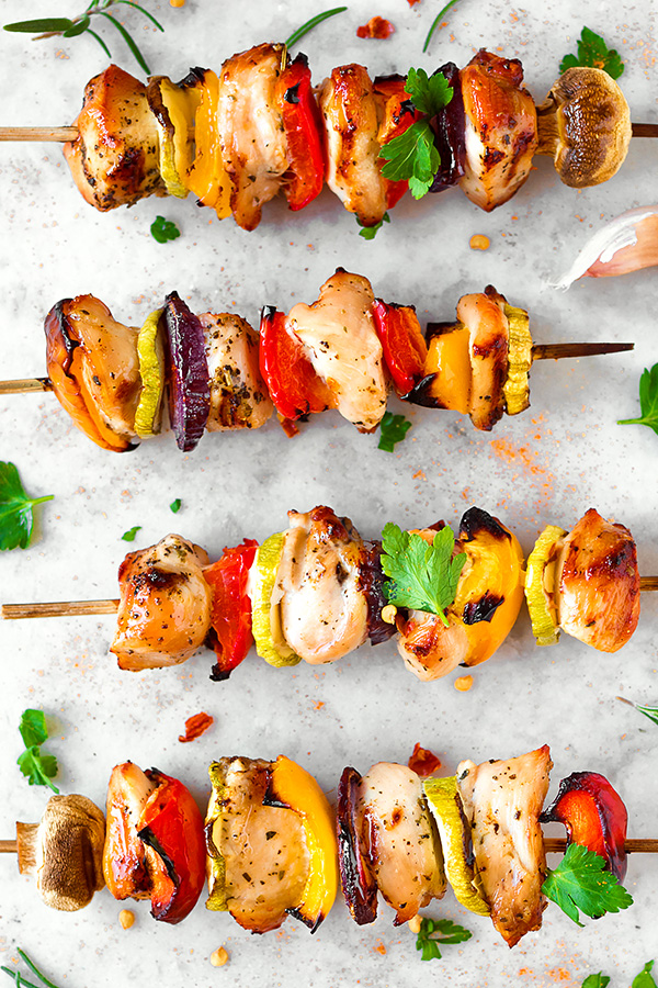 Grilled Chicken Kabobs