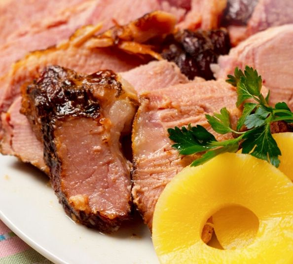 Easy Slow Cooker Ham 