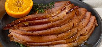 Bourbon and Cola Glazed Ham