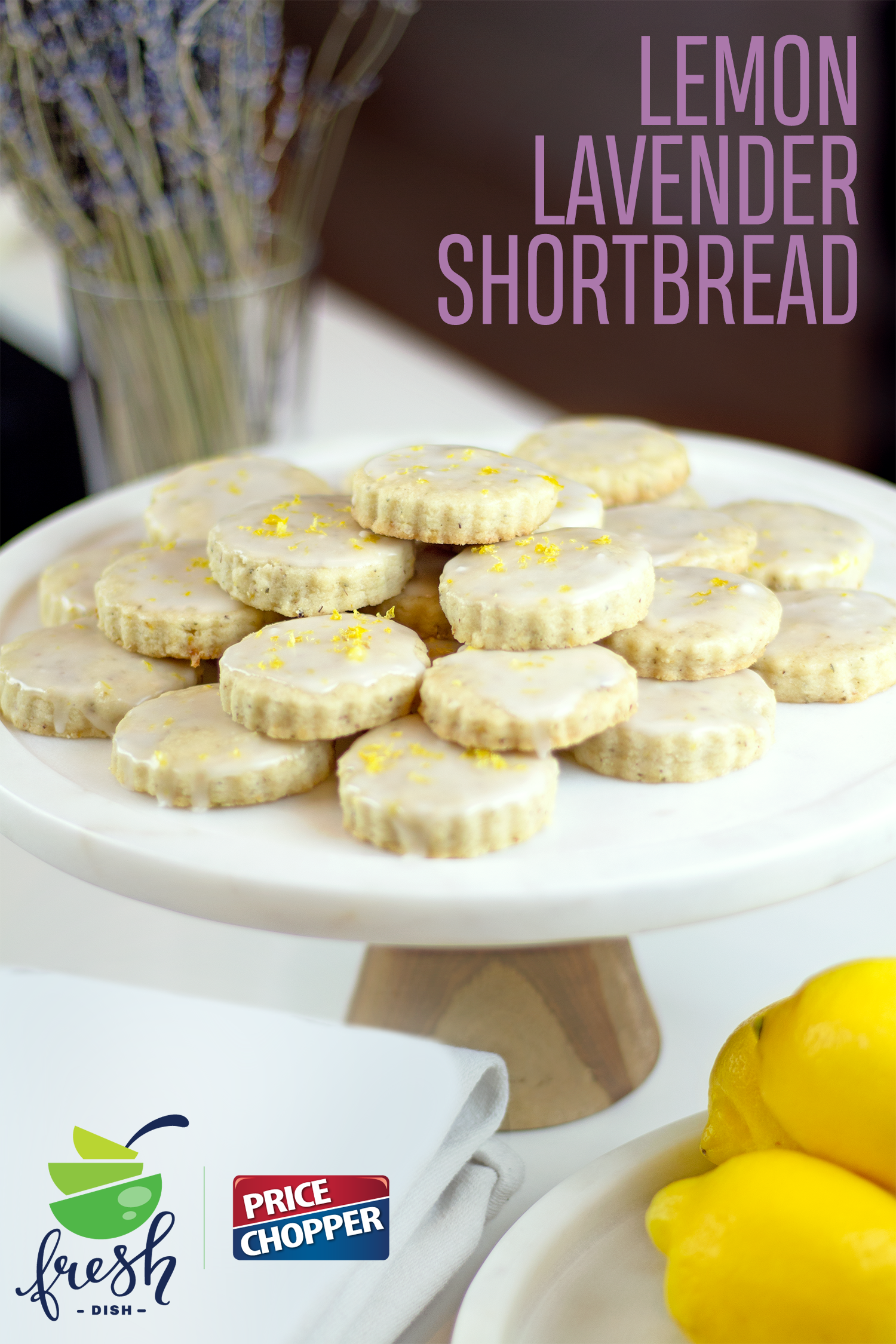 Lemon Lavender Shortbread