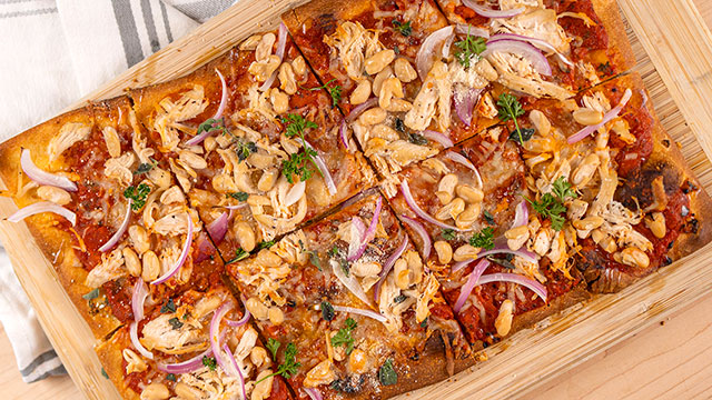 Tuscan Chicken Flatbread