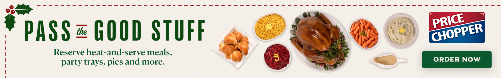 Price Chopper Holiday Meals Rotator