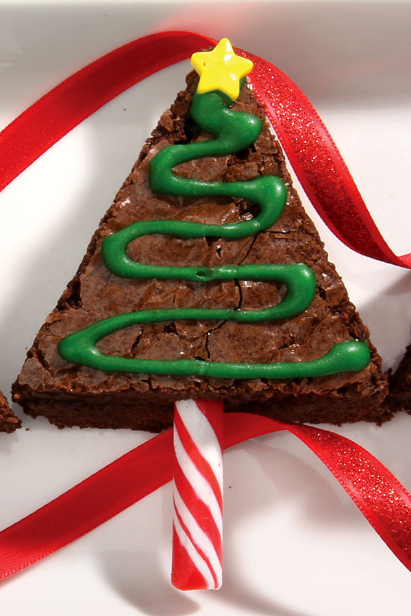 Christmas Tree Brownies