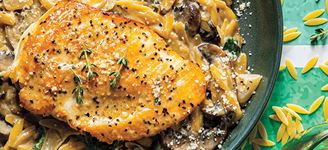One-pot Chicken & Mushroom Orzo