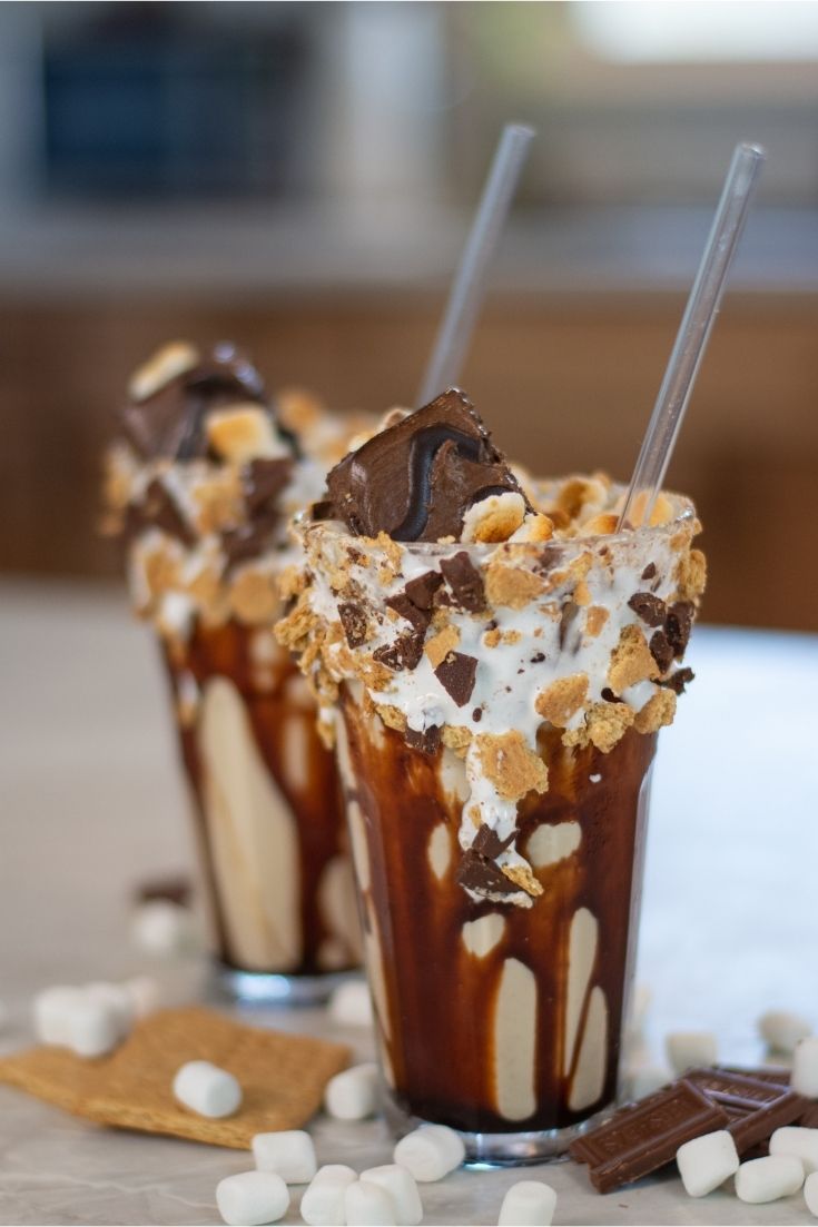 Extreme S'mores Milkshake