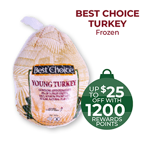 Best Choice Turkey, Frozen