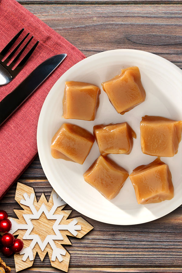 Creamy Christmas Caramels