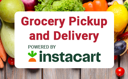 Grocery Pickup and Delivery powered by Instacart