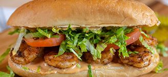 Grilled Shrimp Po' Boys